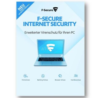 F-Secure Internet Security 1 PC Vollversion GreenIT 1 Jahr für aktuelle Version 2017