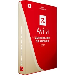 Avira Antivirus Pro für Android 2017 1 Benutzer Vollversion PKC 1 Jahr
