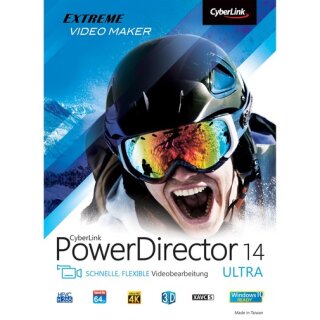 CyberLink PowerDirector 14 Ultra 1 PC Vollversion ESD ( Online Download )